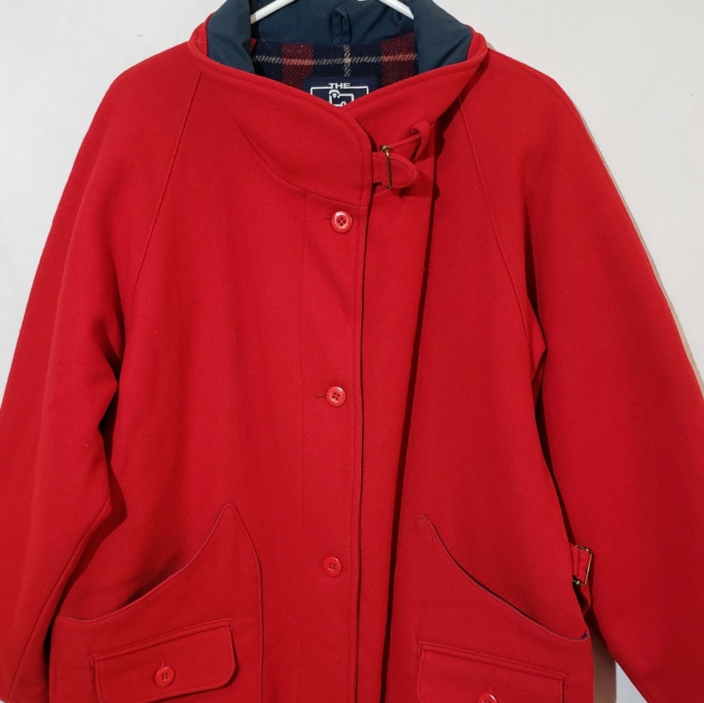 Woolrich wool coat red long coat - Picture 4 of 13